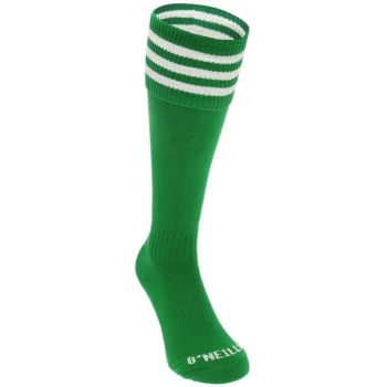 Image of ONeills Football Socks Senior - Green/White