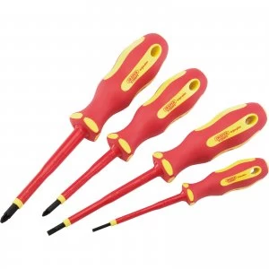 Image of Draper Expert 4 Piece Ergo Plus VDE Insulated Screwdriver Set