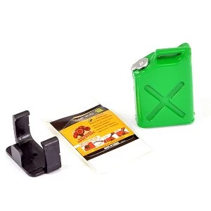 Image of Fastrax Painted Fuel Jerry Can & Mount - Green