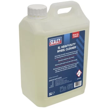 Image of SCS009 Wheel Cleaner Heavy-Duty 5L - Sealey