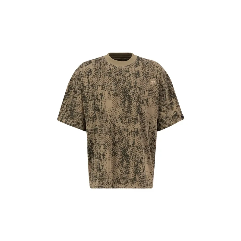 Image of alpha industries Camo T-Shirt Alpha Industries Essentials RL Vert Unisex S