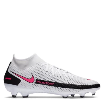 Image of Nike Phantom GT Firm Ground Football Boots Juniors - White