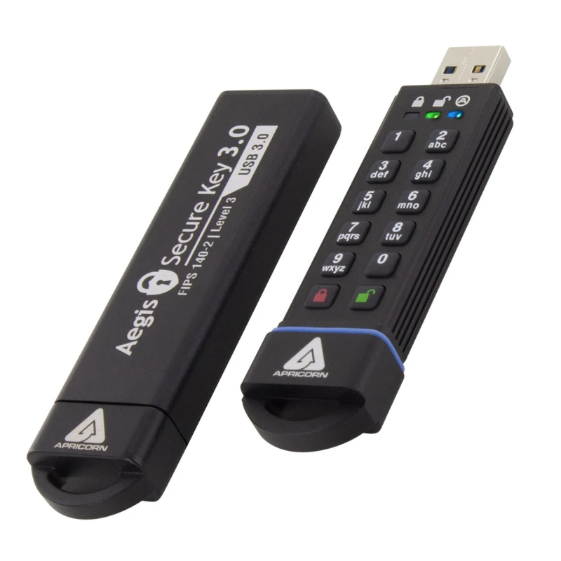 Image of Apricorn ASK3 USB flash drive 16GB USB Type-A 3.2 Gen 2 (3.1 Gen 2) B