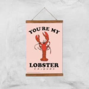 Image of Friends Lobster Giclee Art Print - A3 - Wooden Hanger
