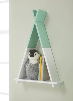 Image of Lloyd Pascal Tipi Kids Wall Shelf - Green