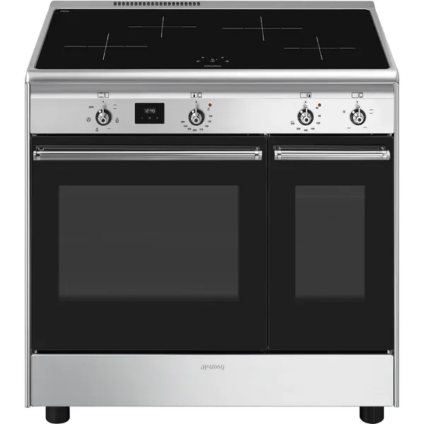 Image of Smeg 90cm Electric Induction Cooker - Stainless Steel CX92IM Stainless steel