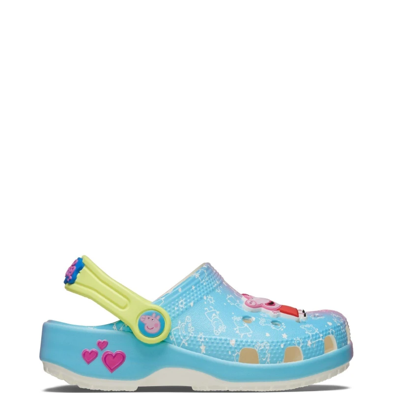 Image of Crocs Kids Toddlers Peppa Pig Classic Clogs Multi C8