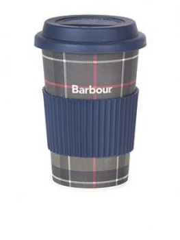 Image of Barbour Tartan Print Travel Mug - Green