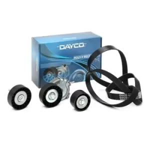 Image of DAYCO V-ribbed belt set ALFA ROMEO,LANCIA KPV021 Serpentine belt kit,Auxiliary belt kit,Poly V-belt kit,V-ribbed belt kit