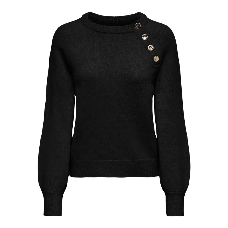 Image of Only Womens round neck sweater Only Emma Life Noir Female S