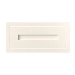 Image of Cooke Lewis Carisbrooke Ivory Framed Bridging door W600mm