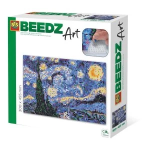 Image of SES CREATIVE Van Gogh Starry Night Beedz Art Mosaic Kit