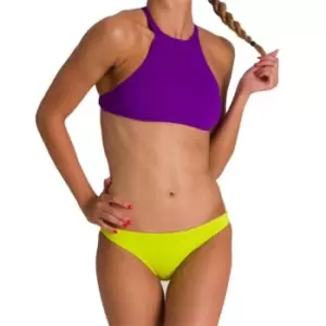Image of Arena Crop Bikini Top Womens - Purple