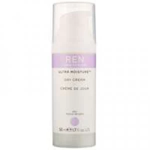 Image of REN Clean Skincare Face Ultra Moisture Day Cream 50ml / 1.7 fl.oz.
