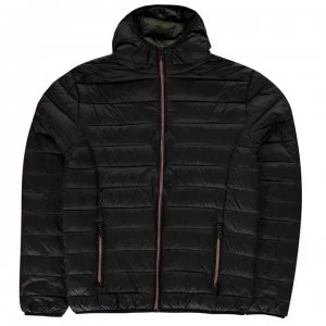 Image of 883 Police Downer Zip Hooded Jacket - Black