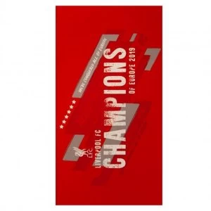Image of Liverpool FC Champions of Europe Towel
