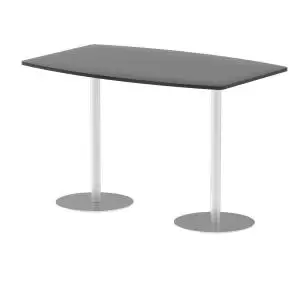 Image of Italia Poseur Table High Gloss 1800 Top 1145 High Black