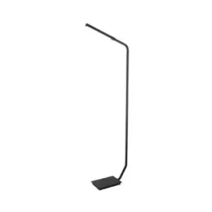 Image of Larissa Sparta Floor Lamp 6W 3000K Aluminium, Metal Sandy Black