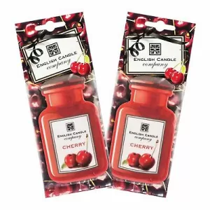 Image of Cherry 2D (Pack Of 24) English Candle Air Freshener