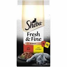 Image of Sheba Fresh and Fine Succulent Cat Food 6 x 50g