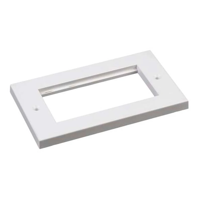 Image of FDL 86 x 145mm MODULAR FACEPLATE - 2 GANG / 4 MODULE 100 x 50mm