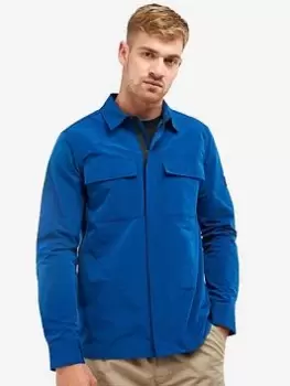 Image of Barbour International Cylinder Overshirt - Blue Size S, Men