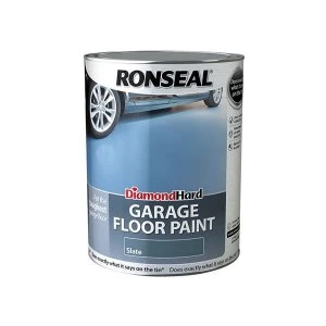Image of Ronseal Diamond Hard Garage Floor Paint Tile Red 5 Litre
