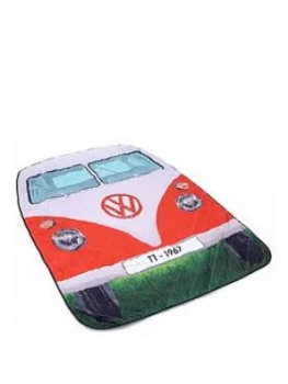 Image of Volkswagen Vw Quilted Picnic Rug Titan Red