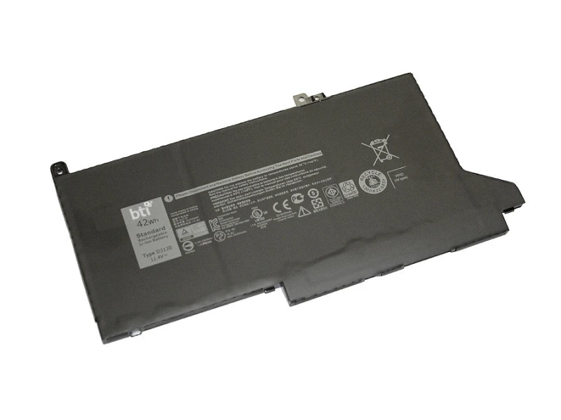 Image of BTI BTI 451-BCJO compatible 42Wh 3-cell battery for Dell Latitude 7480 7280 7490 7390 7380 7290 451-BCJO-BTI