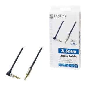 Image of LogiLink 3.5mm - 3.5mm 3m audio cable 3.5 m Blue