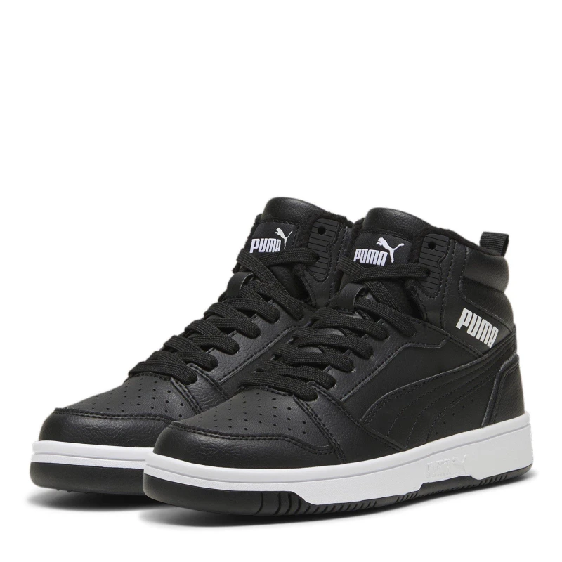 Image of Puma Rebound V6 Mid WTR Jr - Black 3