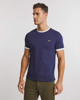 Image of Lyle & Scott Short Sleeve Ringer T-Shirt