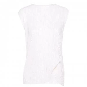 Image of Jack Wills Aldern Pleat Detail Top - White