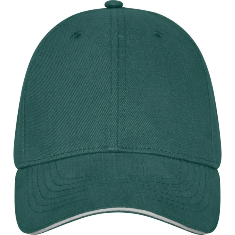 Image of Elevate Mens Darton Sandwich 6 Panel Cap in Green Green Male One Size
