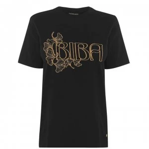 Image of Biba Art Deco T-Shirt - Black