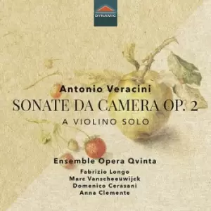 Image of Antonio Veracini Sonate Da Camera Op 2 A Violino Solo by Antonio Veracini CD Album
