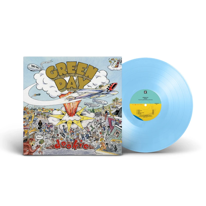 Image of green day Dookie [30th Anniversary Limited Edition Baby Blue Vinyl] Vinyl LP Black unisex