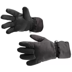 Image of GL10BKR - sz 0 Waterproof Ski Glove - Black - Black - Portwest