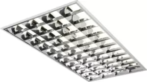 Image of KnightsBridge 230V IP20 4x36W T8 HF Emergency CAT2 Modular Fluorescent Fitting 600x1200mm