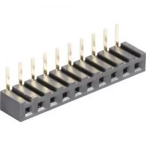 Image of MPE Garry 159 1 006 0 NFX YS0 Socket Connector Angled Number of pins 1 x 6 Nominal current details 1.5 A