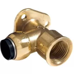 Image of SBA15BWE Wingback Elbow 15mm x 1/2'BSP Brass Sharkbite - Sealey