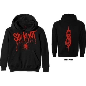 Image of Slipknot - Splatter Mens Small Pullover Hoodie - Black