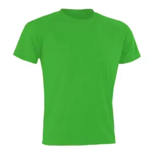 Image of Spiro Mens Aircool T-Shirt (S) (Flo Green)
