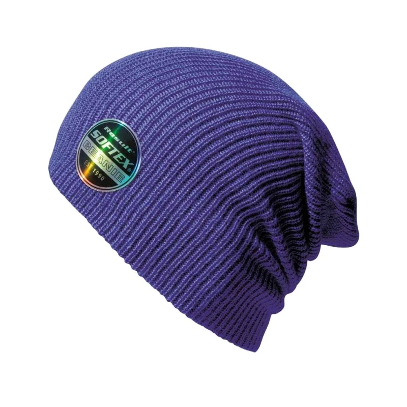 Image of Result Core Mens Softex Beanie in Purple Purple Male One Size