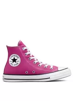 Image of Converse Chuck Taylor All Star Desert Colour Canvas Hi - Fuchsia, Size 7, Women