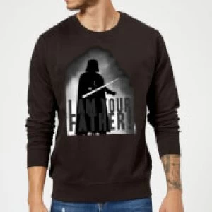 Image of Star Wars Darth Vader I Am Your Father Silhouette Sweatshirt - Black