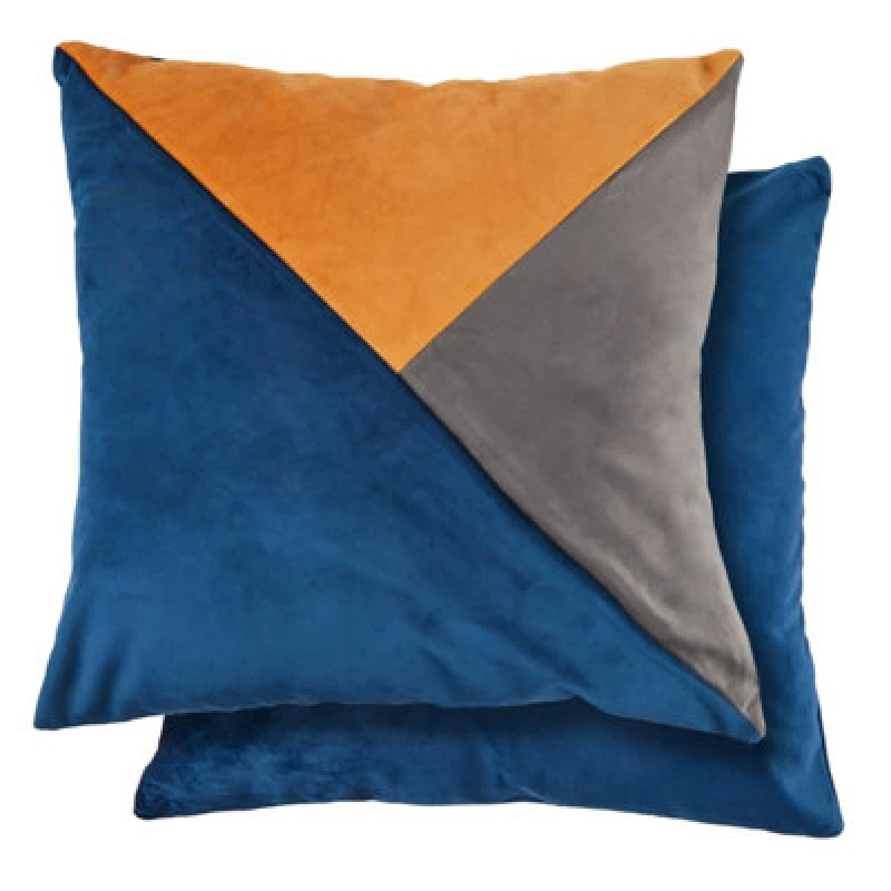 Image of Picasso Cushion Cover In Blue Orange