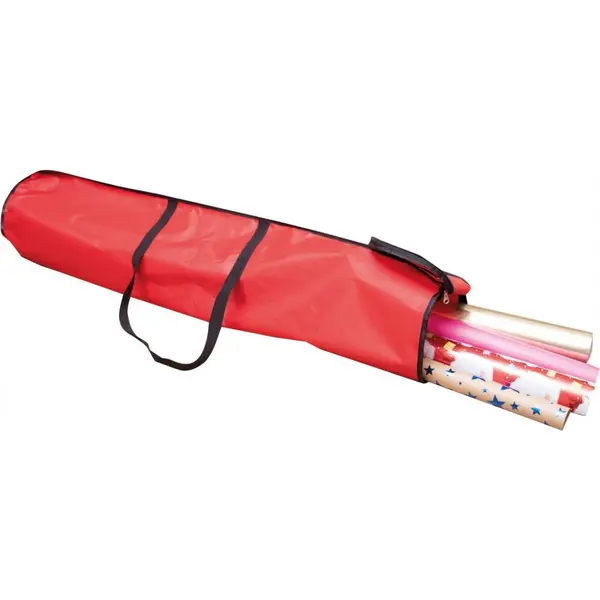 Image of Christmas Wrapping Paper Storage Bag with Carry Handle and Zip Opening ELV-712826