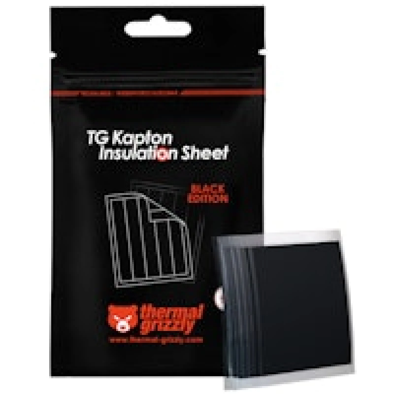 Image of Thermal Griz zly Kapton Insulation Sheet 50 Pieces - Black Edition