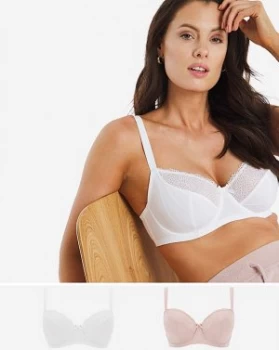 Image of Dorina Curves Faith 2 Pack Full Cup Bras